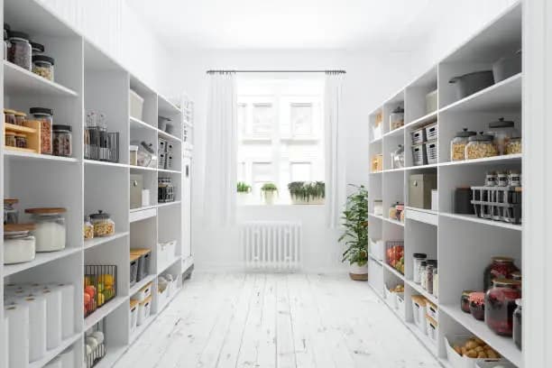 picture of an organized pantry